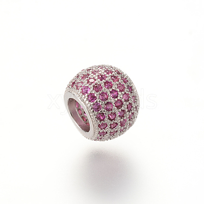 Alloy Rhinestone European Beads OPDL-T001-PD002-1-1