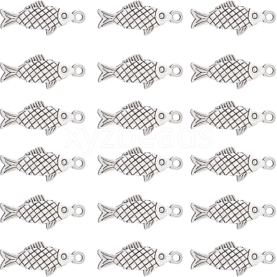 100Pcs Tibetan Style Alloy Pendants TIBE-SC0009-31-1