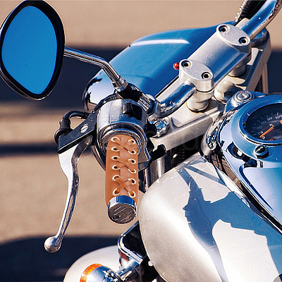 2 Sets 2 Colors Imitation Leather Motorbike Handle Ccover AJEW-AN0007-41-1