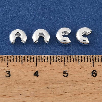 Brass Crimp Beads Covers KK-H258-04C-S-1
