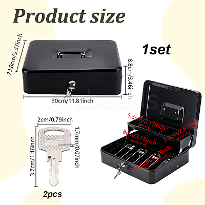 1Pc Iron Cash Register Drawer Insert Tray AJEW-GA0010-61-1