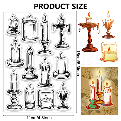 PVC Plastic Clear Stamps DIY-WH0631-0594-1