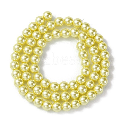 Eco-Friendly Grade A Glass Pearl Beads HY-J002-6mm-HX006-1