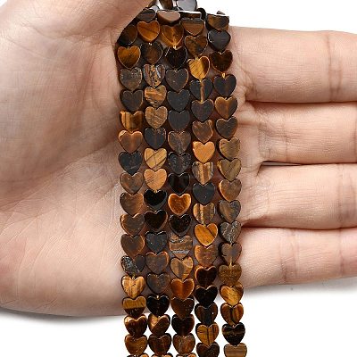 Natural Tiger Eye Beads Strands G-A272-A01-21-1