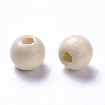 Dyed Natural Wood Beads WOOD-Q006-12mm-04-LF-1