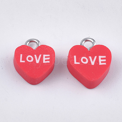 Handmade Polymer Clay Charms LS-X-CLAY-S091-92-1