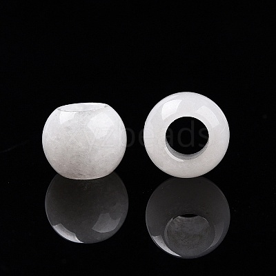 Natural White Jade Beads G-T092-10mm-20-1