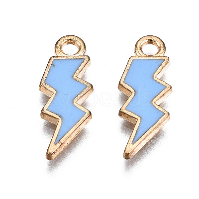Alloy Enamel Pendants ENAM-N054-025J-1