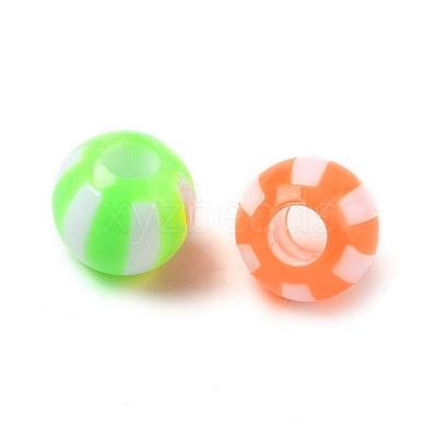 Opaque Acrylic Beads OACR-D309-07-1
