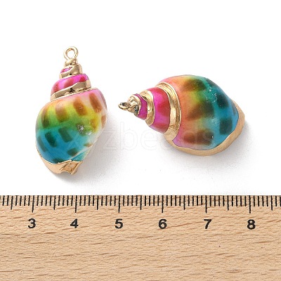 Conch Shell Pendants SSHEL-B002-06C-1