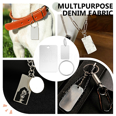 DIY Stainless Steel Keychain Making Kits DIY-OC0014-11C-1