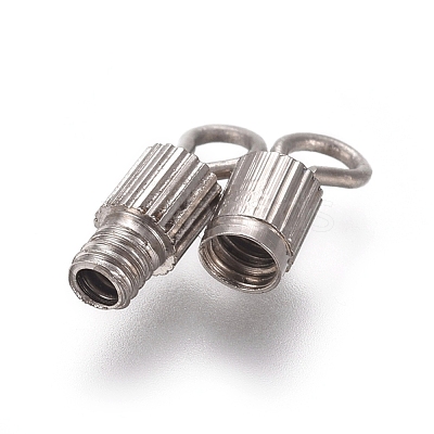 Brass Screw Clasps KK-TAC0002-68A-P-1