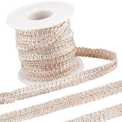 10Yards Polyester Lace Trim Ribbon OCOR-GF0004-83E-1