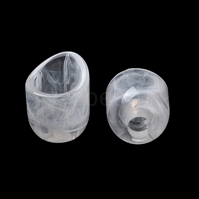 Two Tone Acrylic Beads OACR-S042-06A-1