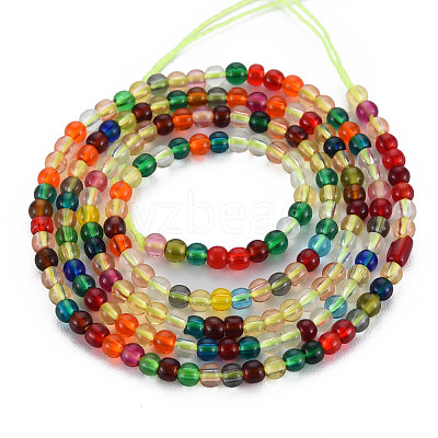 Glass Beads Strands GLAA-N041-008B-1