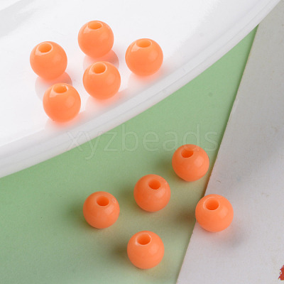 Opaque Acrylic Beads MACR-S370-C6mm-A11-1