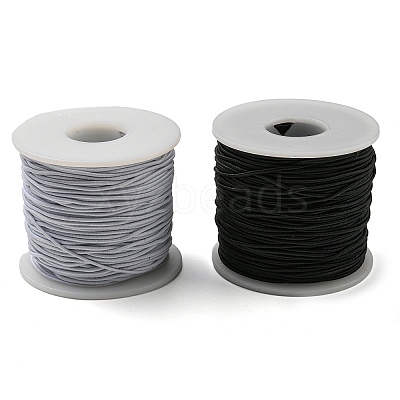 2Rolls 2 Colors Core Spun Elastic Cord EC-SZ0001-07-1