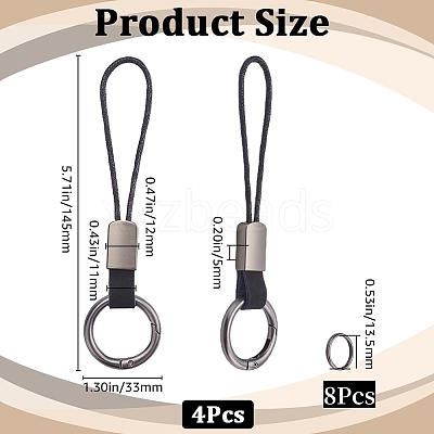 Leather Keychain KEYC-WH20004-05B-1