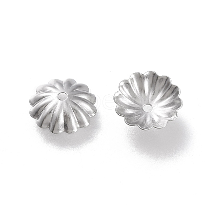 Non-Tarnish 304 Stainless Steel Bead Caps STAS-K194-06P-02-1