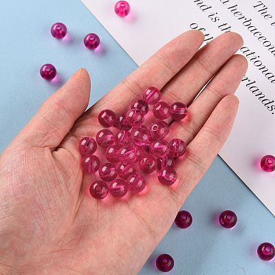 Transparent Acrylic Beads MACR-S370-A10mm-706-1