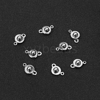 20Pcs 201 Stainless Steel Snap Clasps STAS-GO0001-18S-1