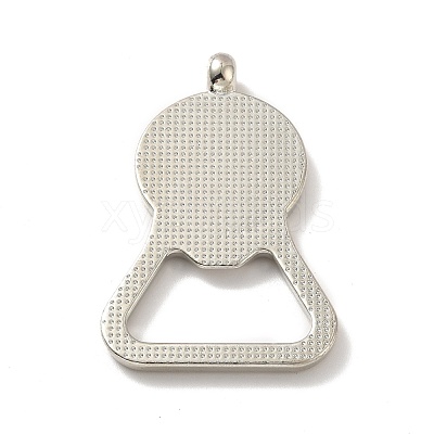 Alloy Pendant Cabochons Settings FIND-I018-01P-1