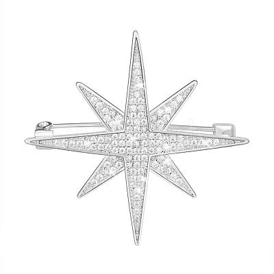 Brass Safety Brooch JBR067A-1