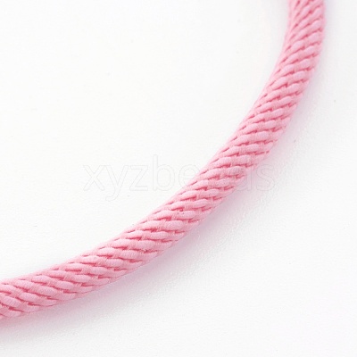 Braided Cotton Cord Bracelet Making MAK-L018-03A-M-G-1