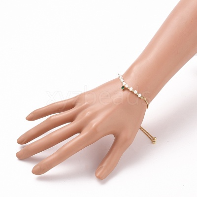 Adjustable Brass Slider Bracelets BJEW-JB05668-1