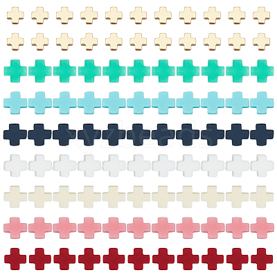 70Pcs 7 Colors Synthetic Coral Beads CORA-ME0001-02-1