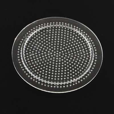 Flat Round Pegboards for 3x2.5mm Mini Fuse Beads X-DIY-Q009-06-1