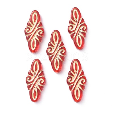 Plating Acrylic Beads LS-X-OACR-P007-04-1