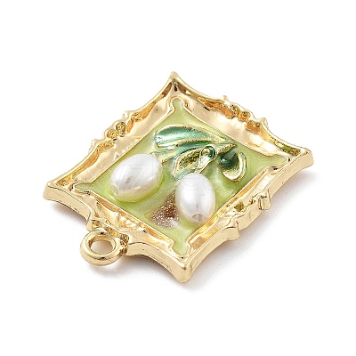Alloy Enamel Pendants FIND-G089-02G-05-1