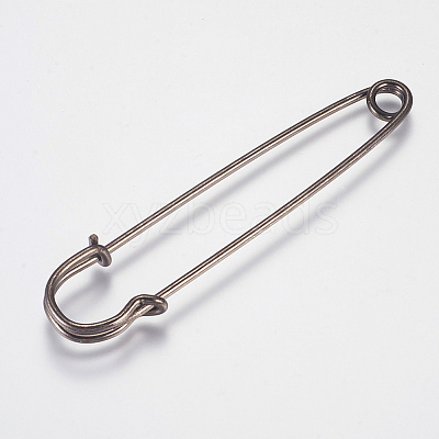 Iron Brooch Findings IFIN-WH0007-01B-1