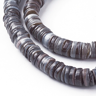 Shell Beads Strands SSHEL-E571-49G-1