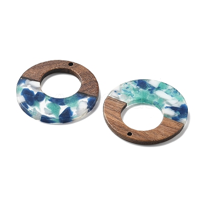 Resin and Walnut Pendants FIND-R051-13A-1