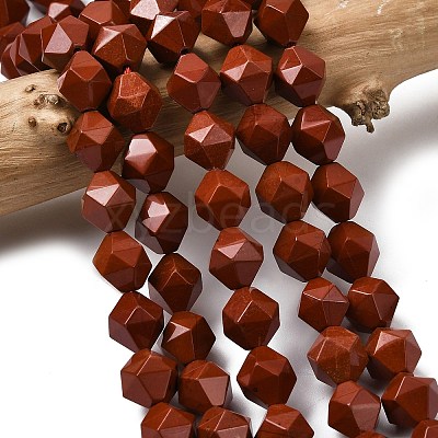 Natural Red Jasper Beads Strands G-Z119-A22-03-1