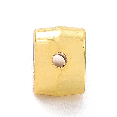Eco-friendly Rack Plating Brass Enamel Beads KK-F843-30G-07-1