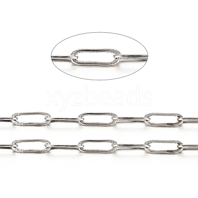 Brass Paperclip Chains CHC-S008-001D-P-1