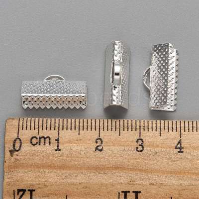 Iron Ribbon Crimp Ends X-E183-S-1