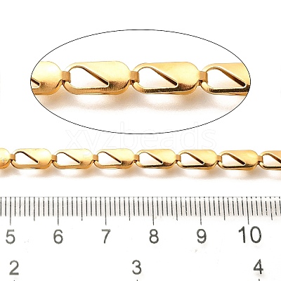 304 Stainless Steel Oval Link Chains CHS-H035-02A-G-1