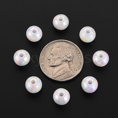 Opaque Acrylic Beads MACR-S370-D8mm-01-1