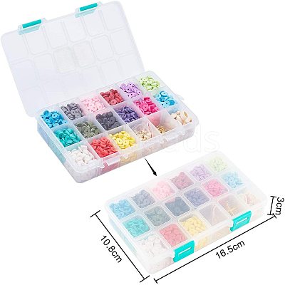 Handmade Polymer Clay Beads CLAY-JP0001-03-6mm-1