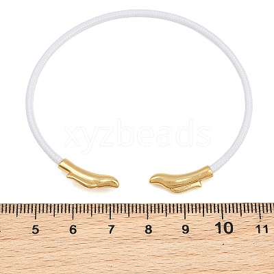 Braided Steel Wire Bangles Making KK-CBA6056-02K-G-1