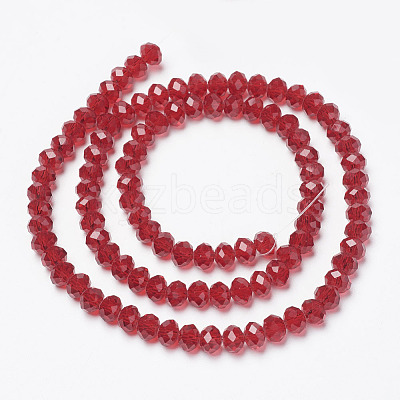 Glass Beads Strands EGLA-A034-T1mm-D07-1