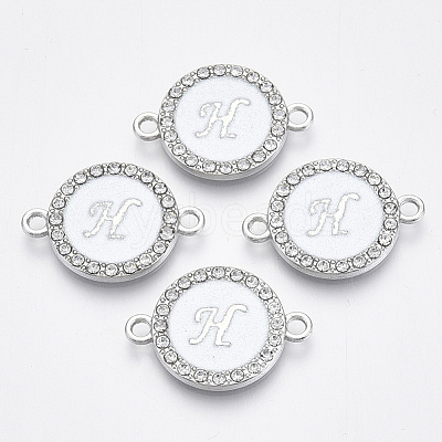 Alloy Enamel Links Connectors ENAM-TAC0003-01S-04H-1