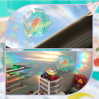 PET Rainbow Window Clings Stickers DIY-WH0409-70H-1