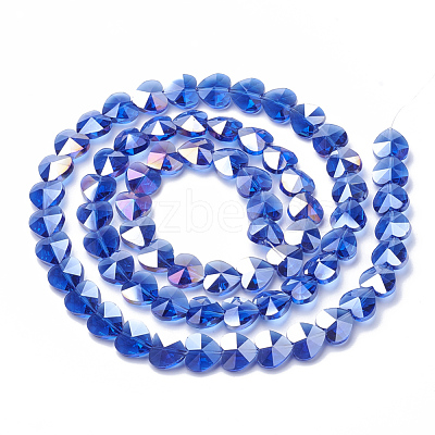 Electroplate Glass Beads EGLA-Q091-10mm-A07-1