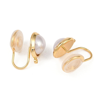 Half Round Brass Ear Cuff Findings KK-F902-02G-1
