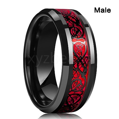 Dragon Alloy Finger Rings for Men FS-WGF8AF7-03-1
